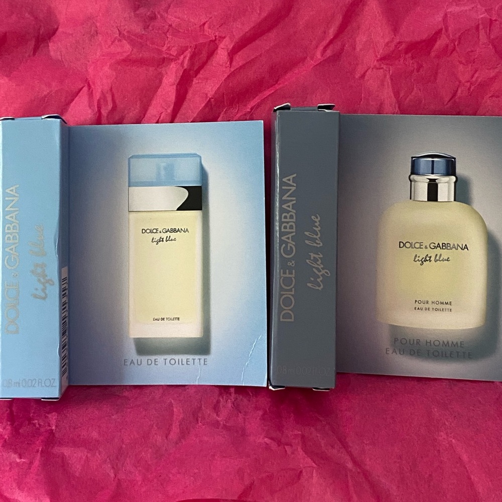 2 Dolce&Gabbana Light Blue Eau De Toilette Sample Size!!